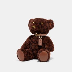 Bear Collectible In Signature Shearling